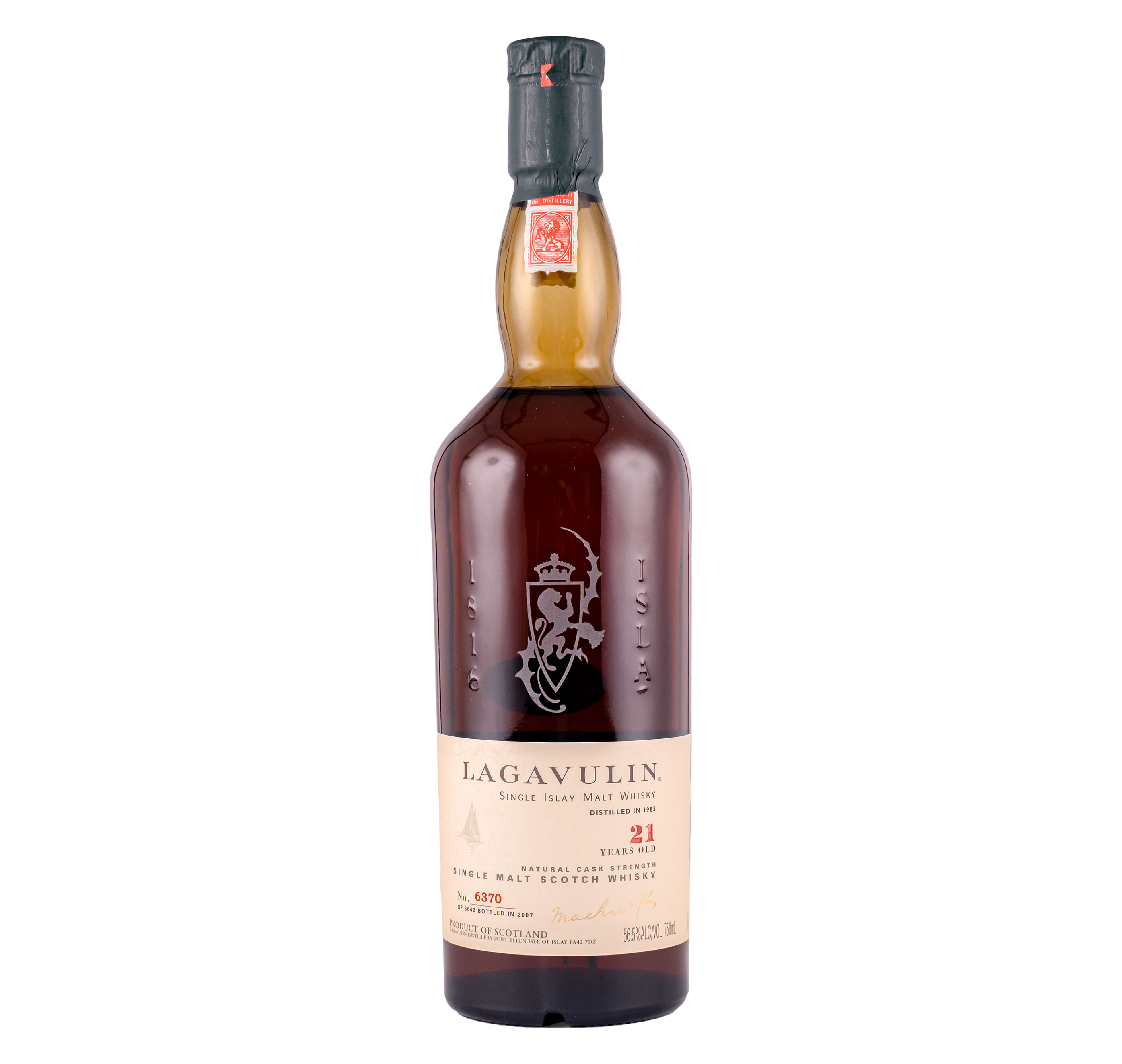 Lagavulin 21 Years Old Single Islay Malt Whisky 1985