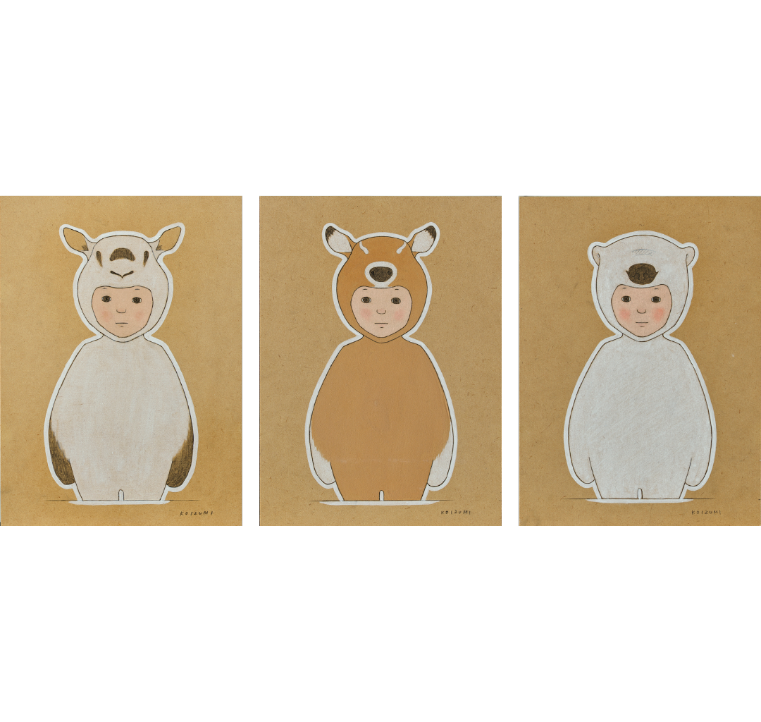 羚羊 水鹿 白熊 Waterbuck; White Bear; ARABIAN ORYX (a set of 3)