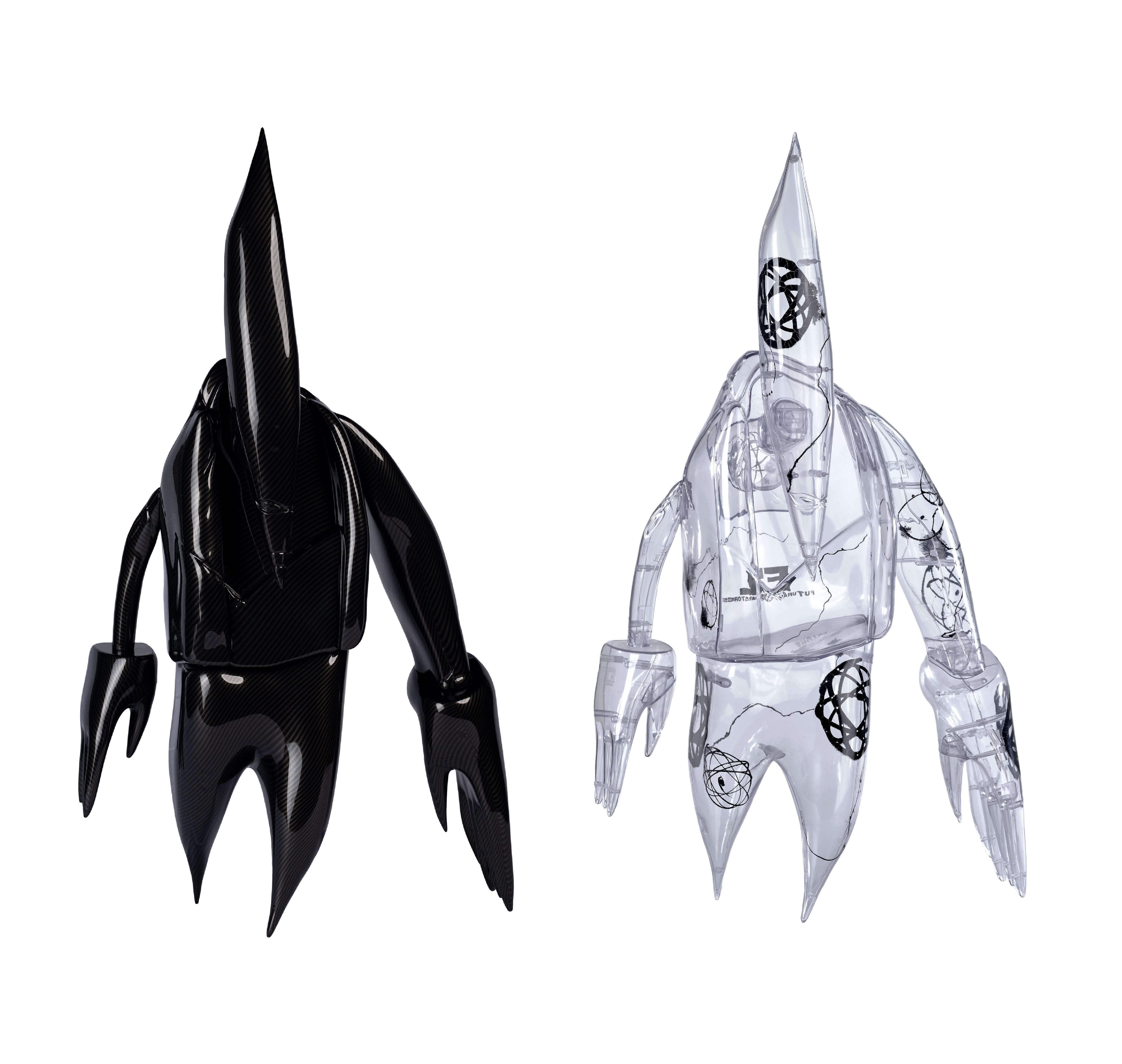 FL-006 Figure & FL-006-CF Black Pointman Figure